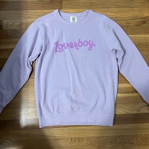 Loverboy Purple Crewneck